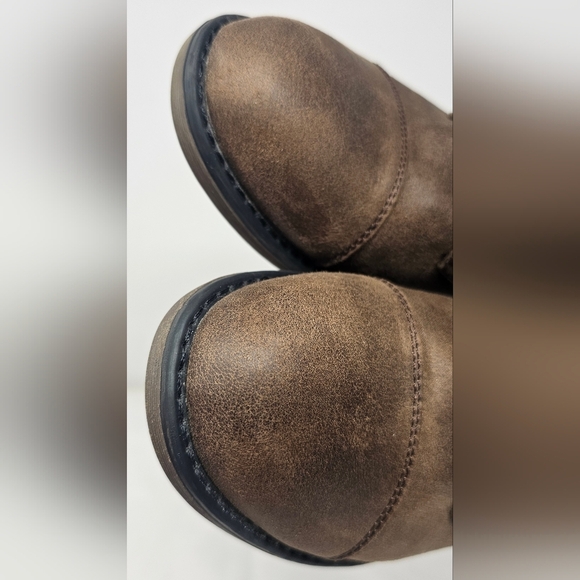 Cliffs by White Mountain Women's Faux Leather Lace Up Boot Brown Size 8.5M - Picture 4 of 14